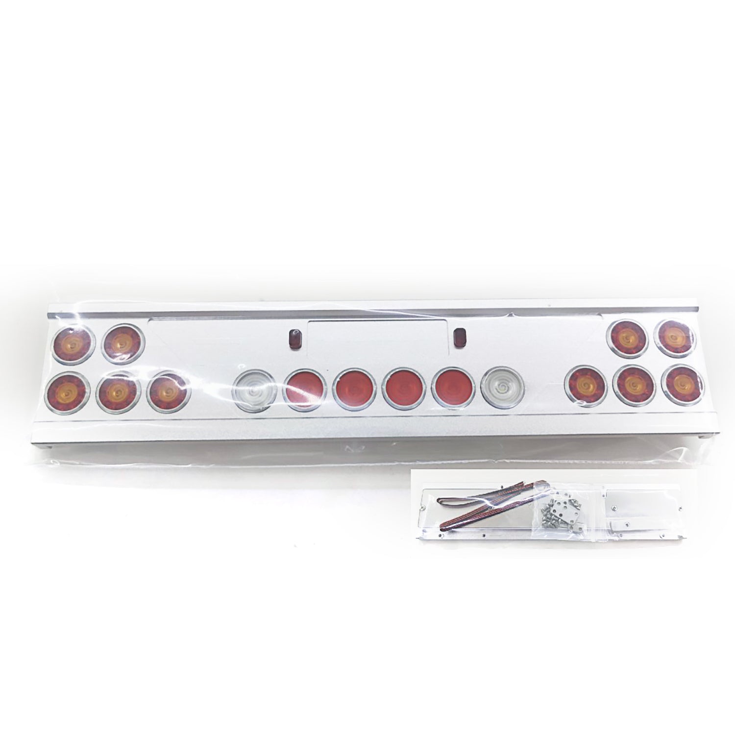 Degree CNC Aluminum Tail Beam LED Taillight Kit for 1/14 Scale RC Tractor Truck & Remote Control Cars - Waterproof DIY Spare Parts for Electric Vehicles (Perfect for Off-Road Racing & Crawler Scenes)