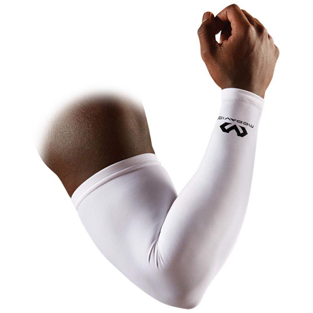 McDavid 6566R Unisex Adult Compression Sleeves - Knee & Elbow Support for Sports, Workout & Recovery - Ideal for Running, Basketball & Gym Training