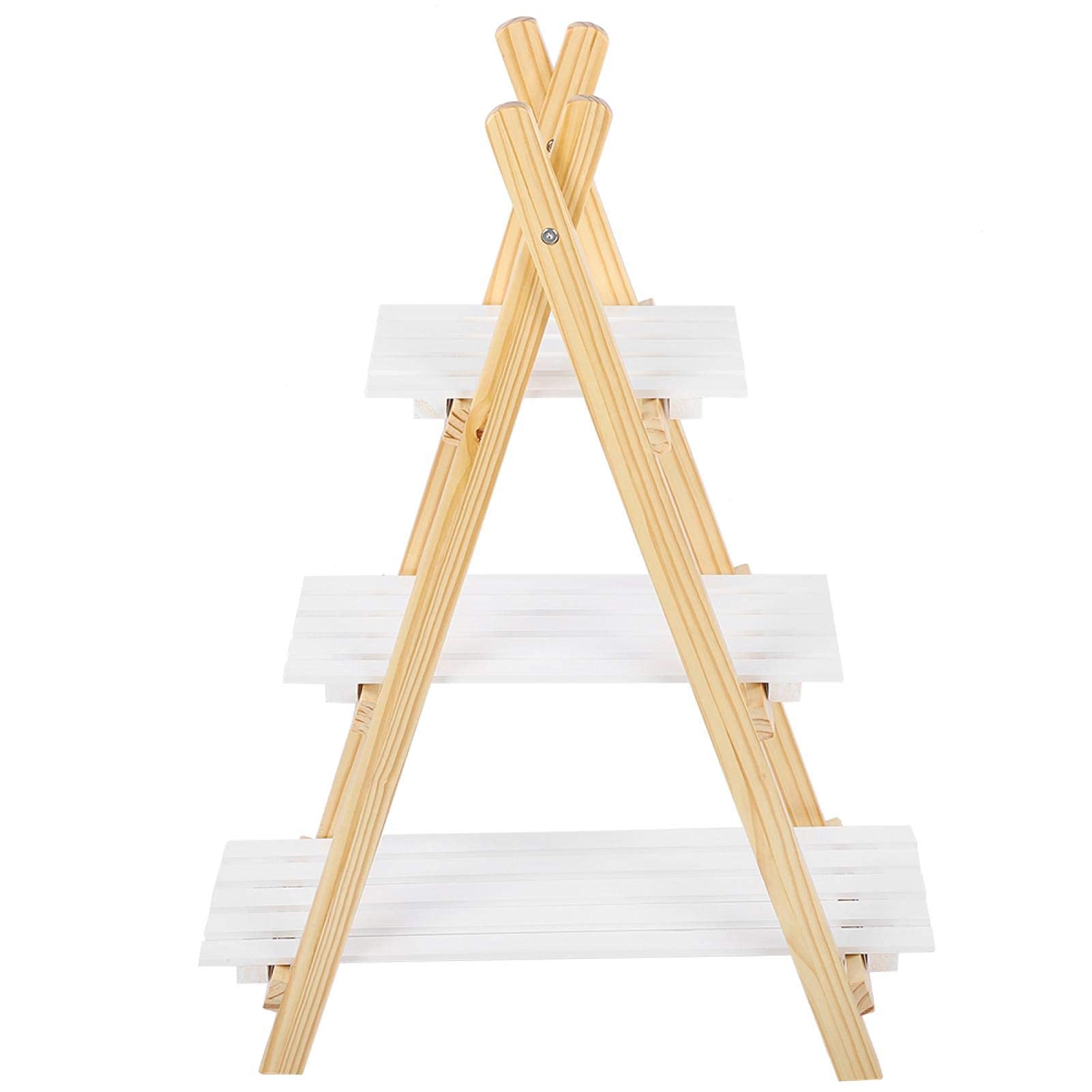 Sturdy 3-Tier Triangular Plant Stand - Durable Gardening Organizer & Plant Rack for Indoor/Outdoor Use - Perfect for Balcony, Patio, or Home Decor