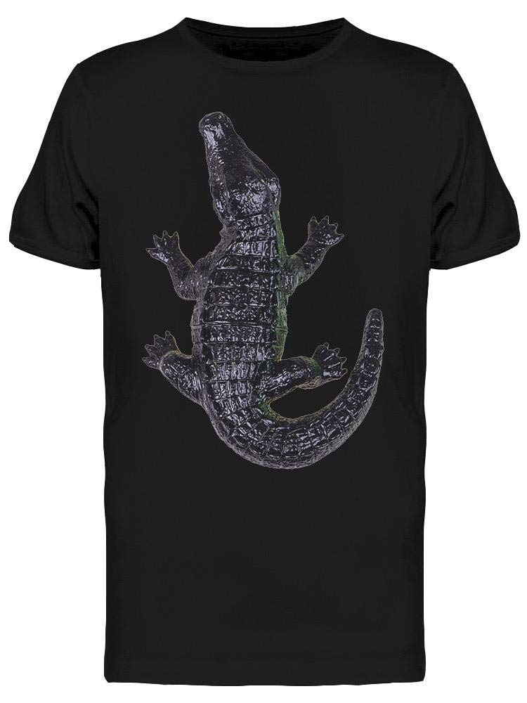 Men's Glow in the Dark Crocodile Graphic T-Shirt - Cool Novelty Tee for Parties, Halloween & Night Events