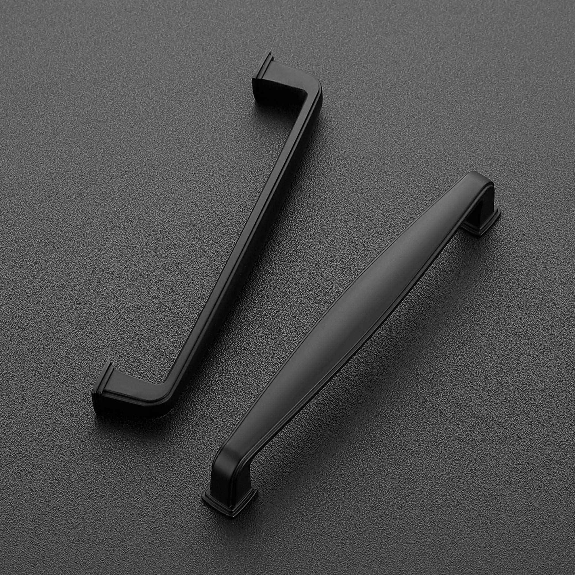 Ravinte 55-Pack 5 Inch Matte Black Kitchen Cabinet Handles - Solid Cabinet Pulls & Drawer Handles for Cabinets, Cupboards, Dressers | Durable Kitchen Hardware for Modern Home & Office Storage