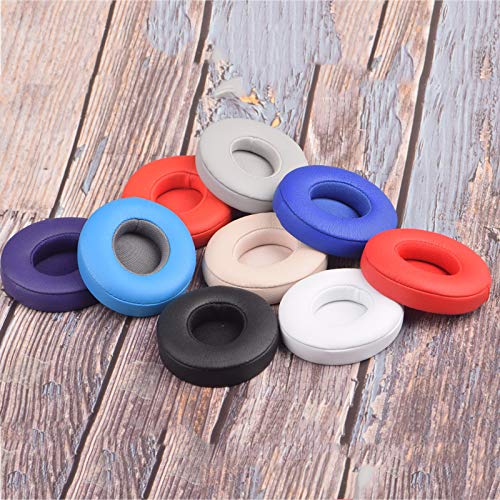 Replacement Ear Cushion Pads for Beats Solo 2 & Solo 3 Wireless Headphones - Soft Comfortable Purple Earpads - Perfect for Music, Gaming & Travel Accessories
