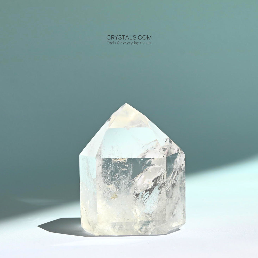 Natural Clear Quartz Crystal Point - Healing Stone for Meditation, Energy Cleansing & Chakra Balancing | Perfect for Home Decor, Yoga & Spiritual Practices