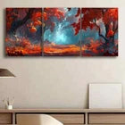 3-Piece Beautiful Forest Nature Wall Art Set - Framed Canvas 40x60cm | High Quality Print | Australian Made | Ready to Hang | Perfect for Living Room, Bedroom & Office Decor