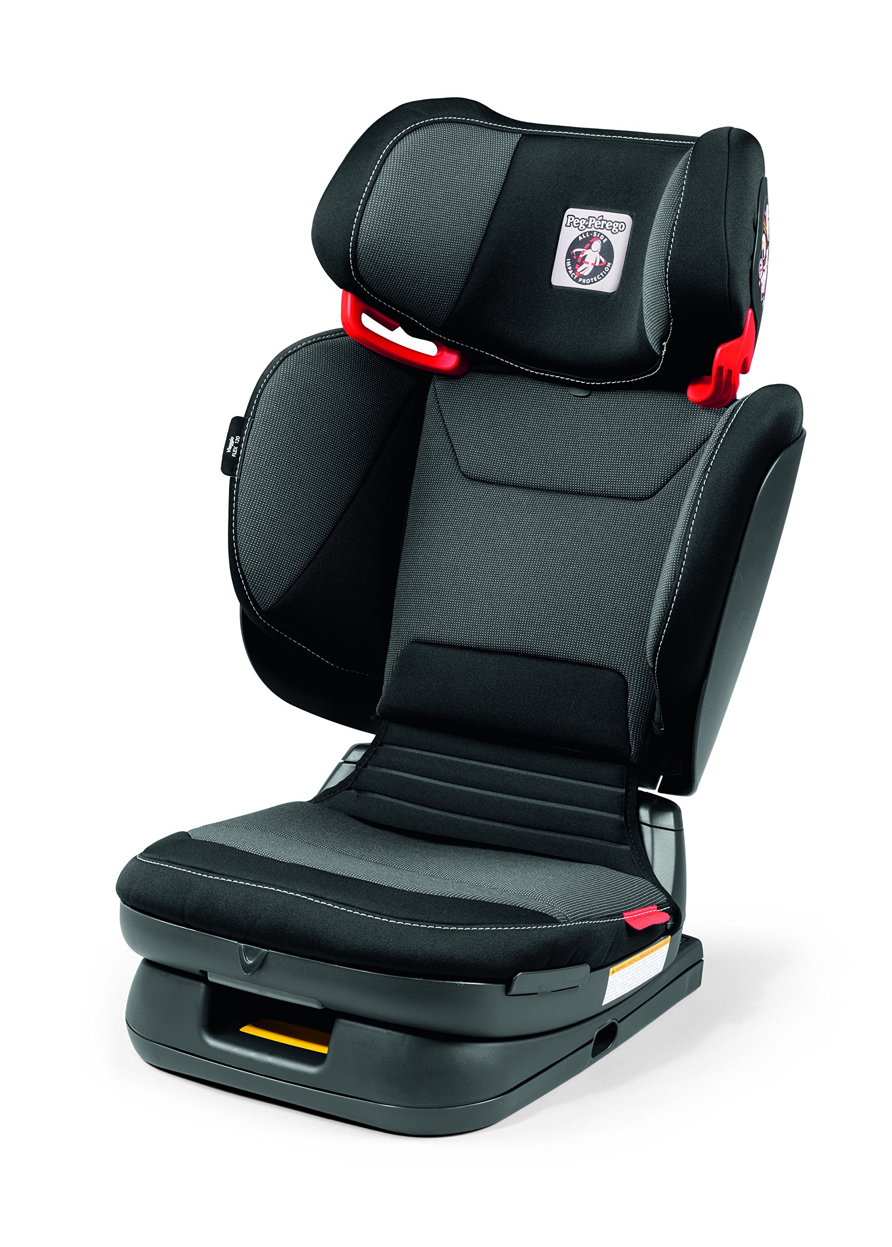 Viaggio Flex 120 Booster Car Seat for Kids 40-120 lbs | Italian-Made Safety Seat | Crystal Black | Perfect for School, Travel & Road Trips