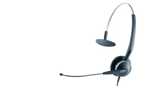Jabra GN2110 Mono Corded Headset - Noise Cancelling Office Headphone with Boom Mic for Call Centers, Customer Service & Remote Work
