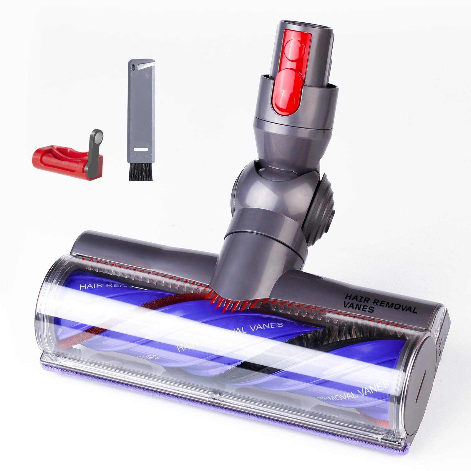 Dyson V7 V8 V10 V11 V15 Quick-Release Motorhead Cleaner - Anti-Tangle Vacuum Attachment for Carpets & Rugs - Perfect for Pet Hair Removal & Deep Cleaning Hard Floors