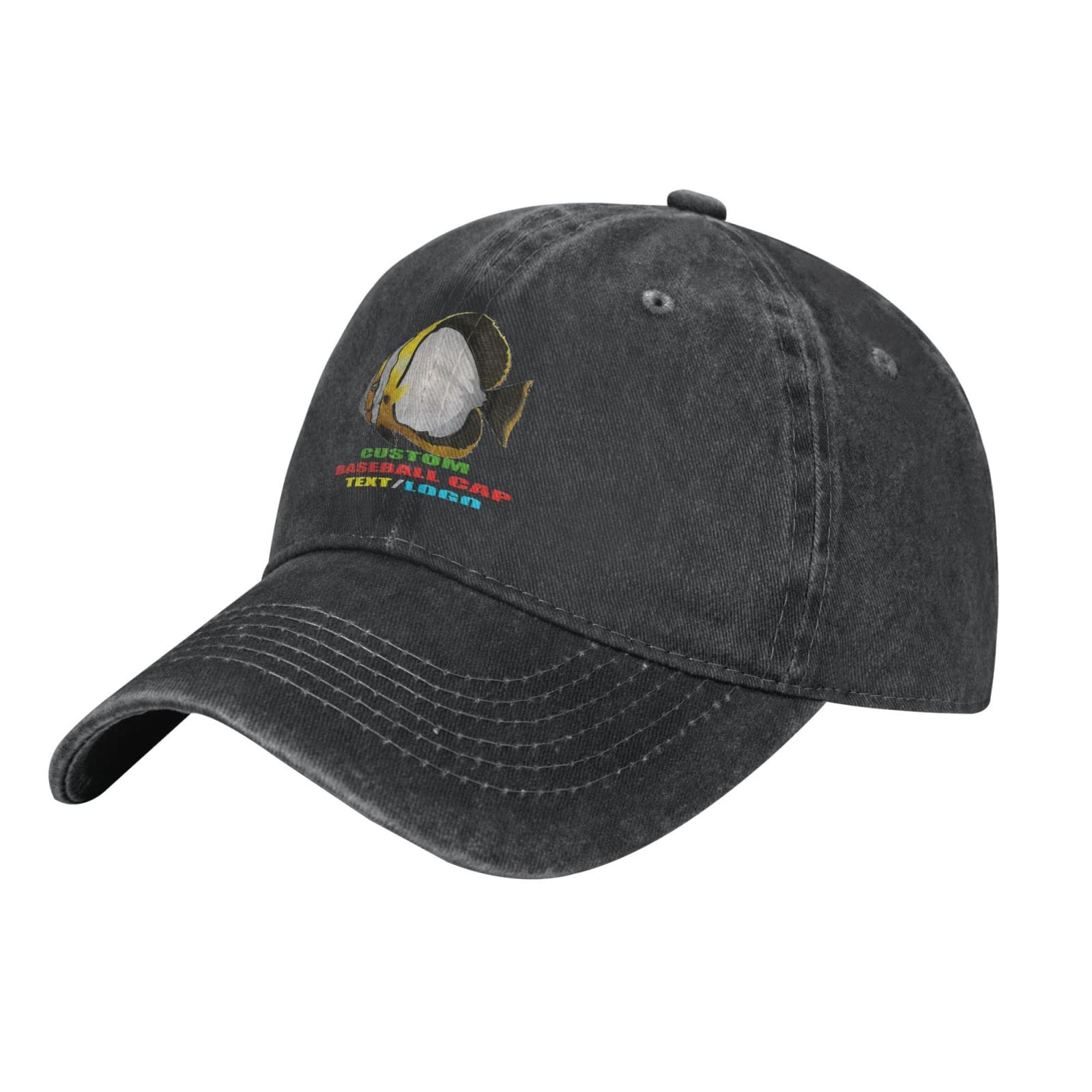 Custom Personalized Text & Pattern Baseball Caps - Adjustable Trucker Hats for Men & Women - Perfect for Driving, Outdoor Sports & Casual Wear