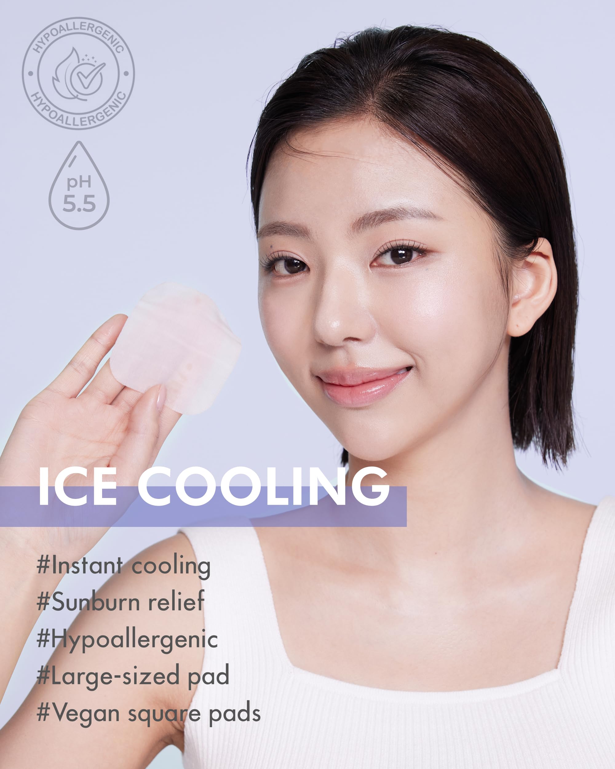 Dermal Apple Peeling Toner Pads & Ice Cooling Toner Pads Bundle - Exfoliating & Soothing Facial Treatment for Glowing Skin - Perfect for Daily Skincare Routine & Post-Sun Care