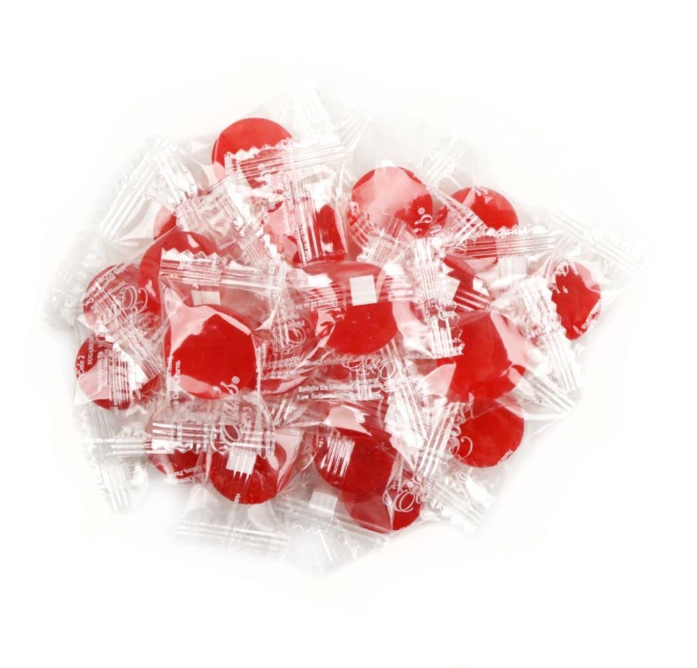 Sugar Free Hard Candy by Eda's - Strawberry Flavor, 1 Pound Bag | Keto-Friendly, Diabetic-Safe Sweets for Office Snacks, Party Favors & Travel Treats