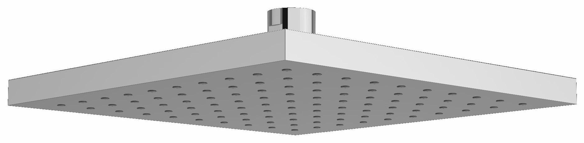 Riobel Pro P458C 8-Inch Chrome Shower Head - High Pressure Rainfall Showerhead for Luxurious Spa-Like Bathroom Experience