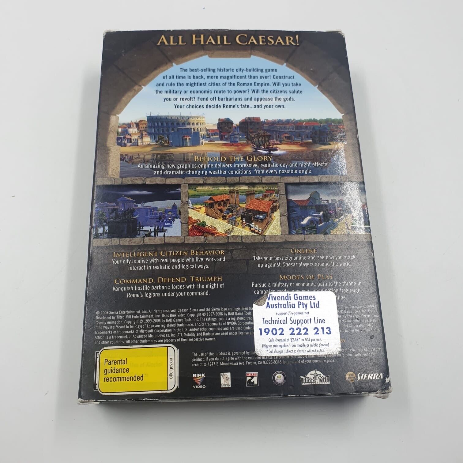 Caesar IV PC Game - Classic Strategy Simulation Game for Windows - Perfect for History Buffs & Strategy Gamers