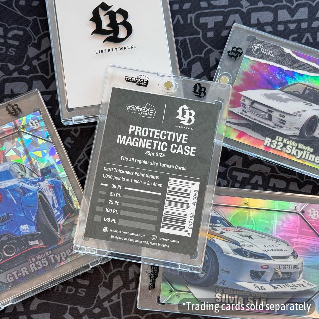Liberty Walk Mag Case for Tarmac Cards - 35pt Size | Premium Card Holder for Collectors & Gamers | Perfect for MTG, Yu-Gi-Oh, and Trading Card Storage