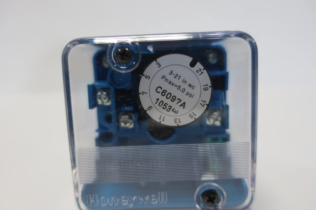 Honeywell C6097A1053 Pressure Switch - HVAC, Industrial & Commercial Applications | Reliable Air Compressor & Pump Control