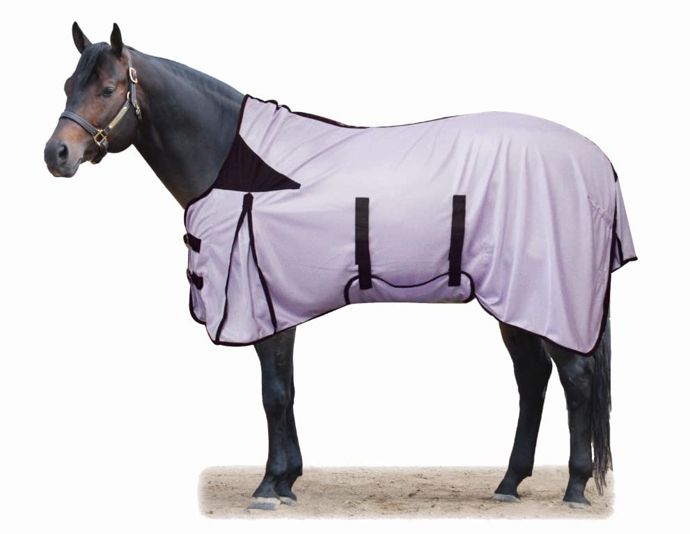 Western Rawhide & Harness Mfg. Ltd. Country Legend Shoulder Free Fly Sheet - Breathable Horse Blanket for Summer & Show Riding, UV Protection & Comfort Fit