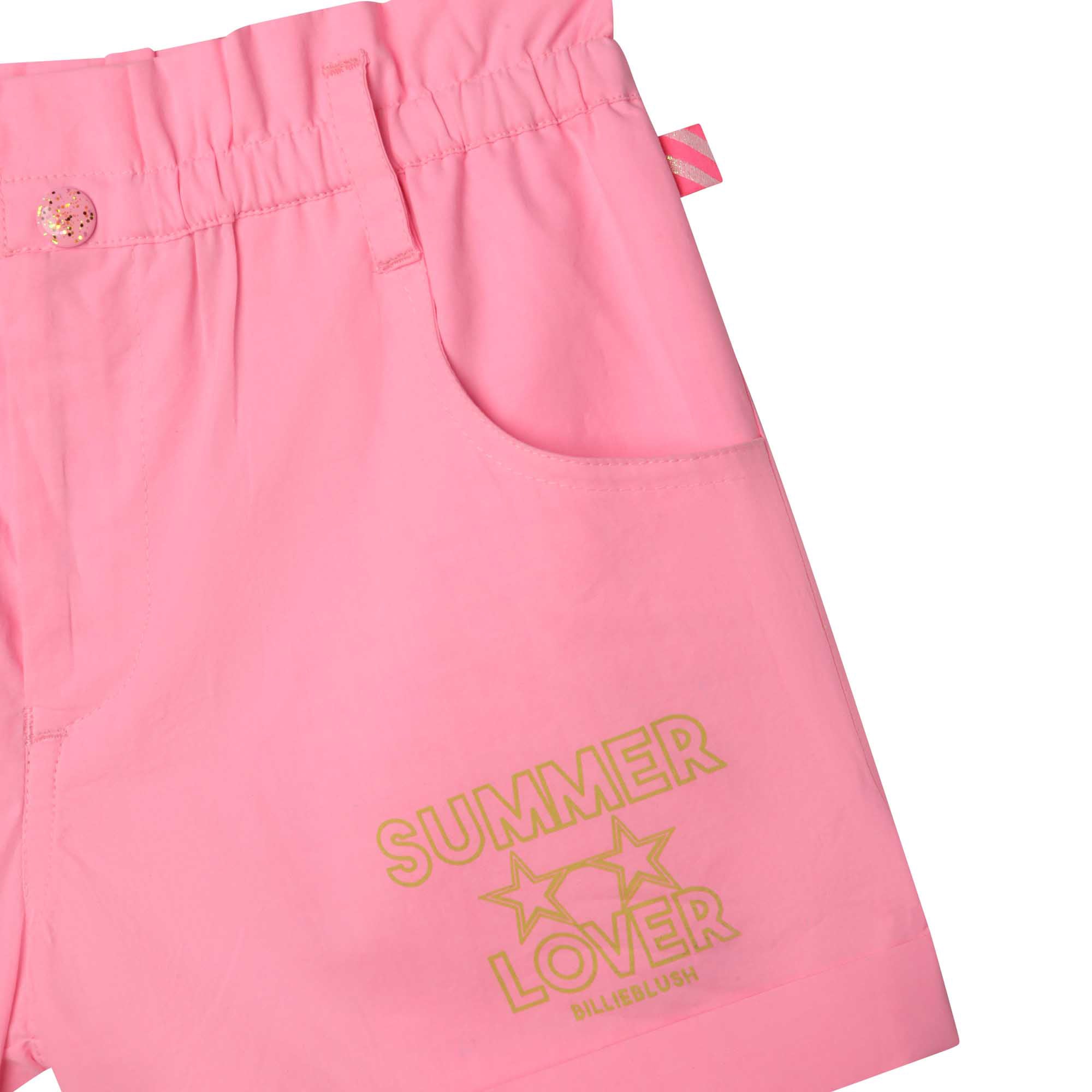 Billieblush Women's Short Sleeve Pink T-Shirt - Casual Summer Top for Everyday Wear & Outfits