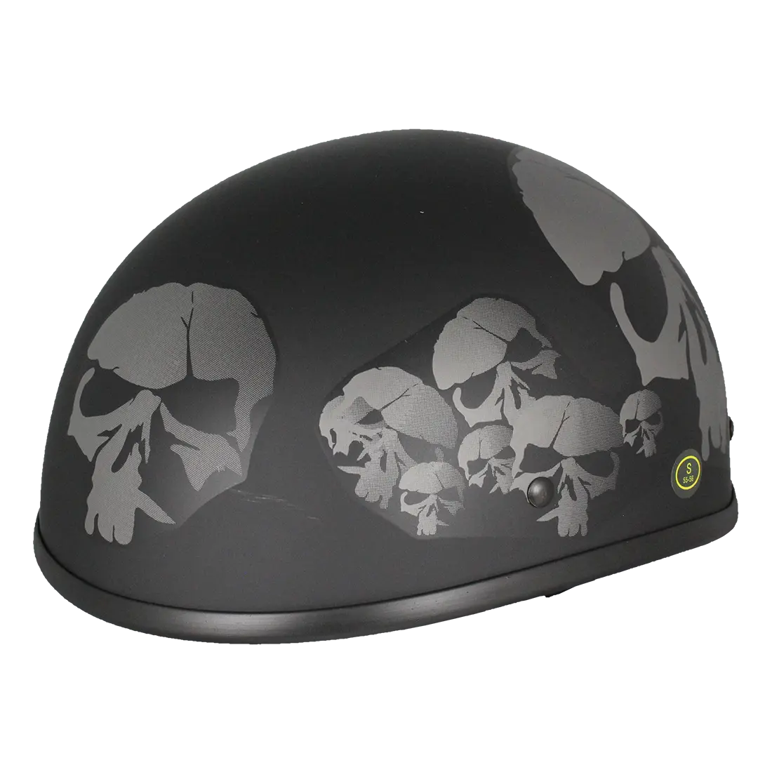 West Coast Leather Beanie Skull Motorcycle Half Helmet - Stylish & Lightweight Biker Gear for Men & Women - Perfect for Cruising, Riding, and Outdoor Adventures