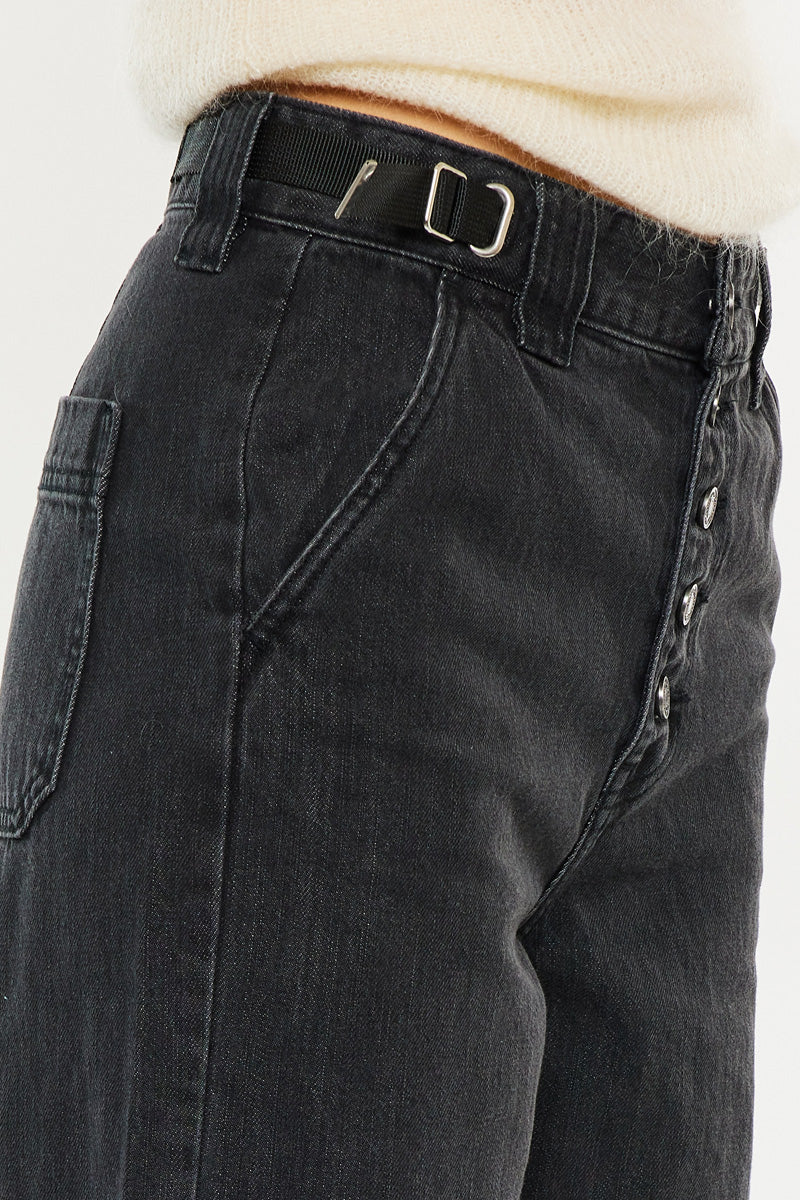 Liz High Rise 90's Skater Jeans for Women - Vintage Retro Denim Pants with Stretch - Perfect for Casual Wear, Street Style & Skateboarding