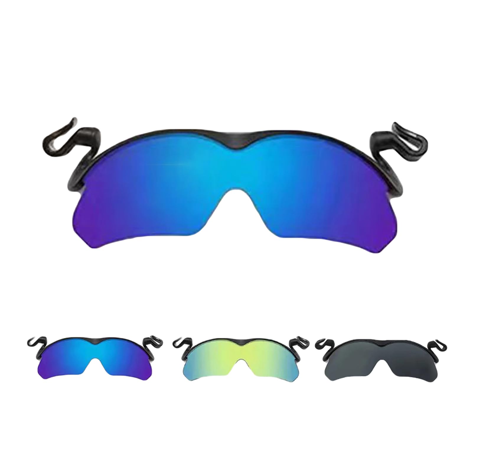 2024 New Polarized Clip-On Cap Sunglasses for Men - Upgrade Sports Sunglasses for Cycling, Fishing & Outdoor Activities - UV Protection & Anti-Glare Lenses