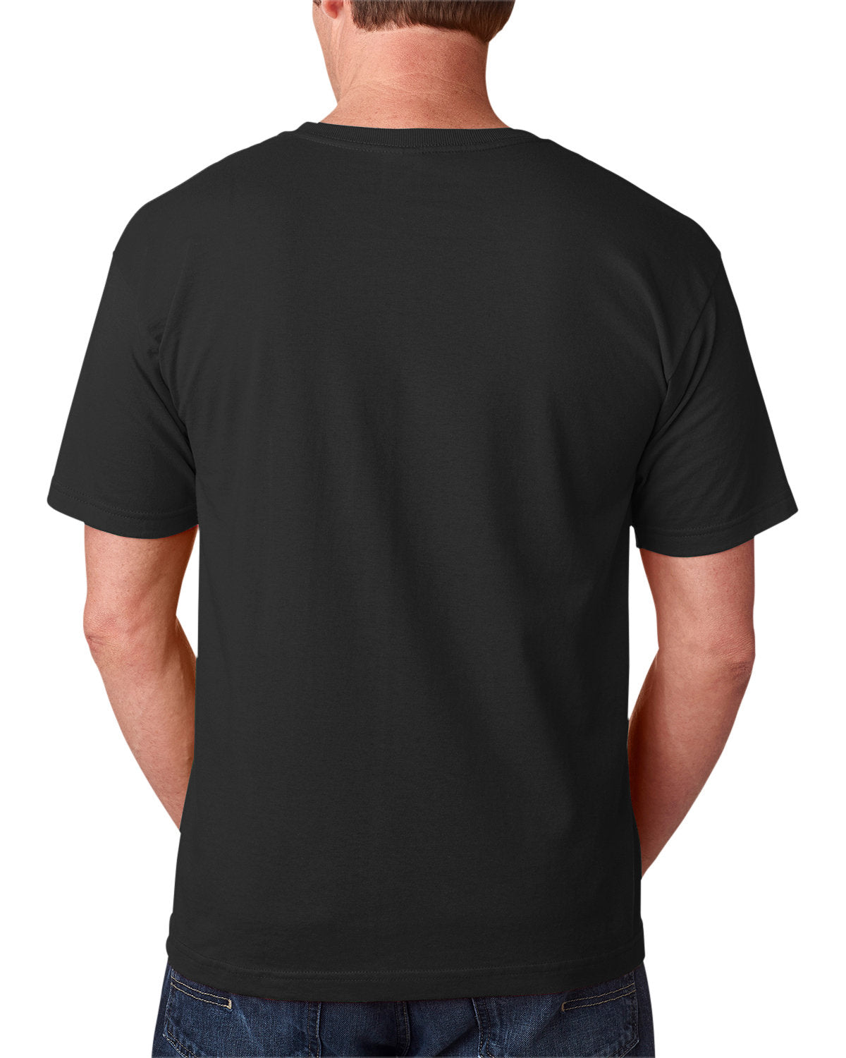 Bayside BA5040 Men's 100% Cotton T-Shirt - Soft 5.4 oz Crewneck Tee for Casual Wear, Gym & Everyday Comfort