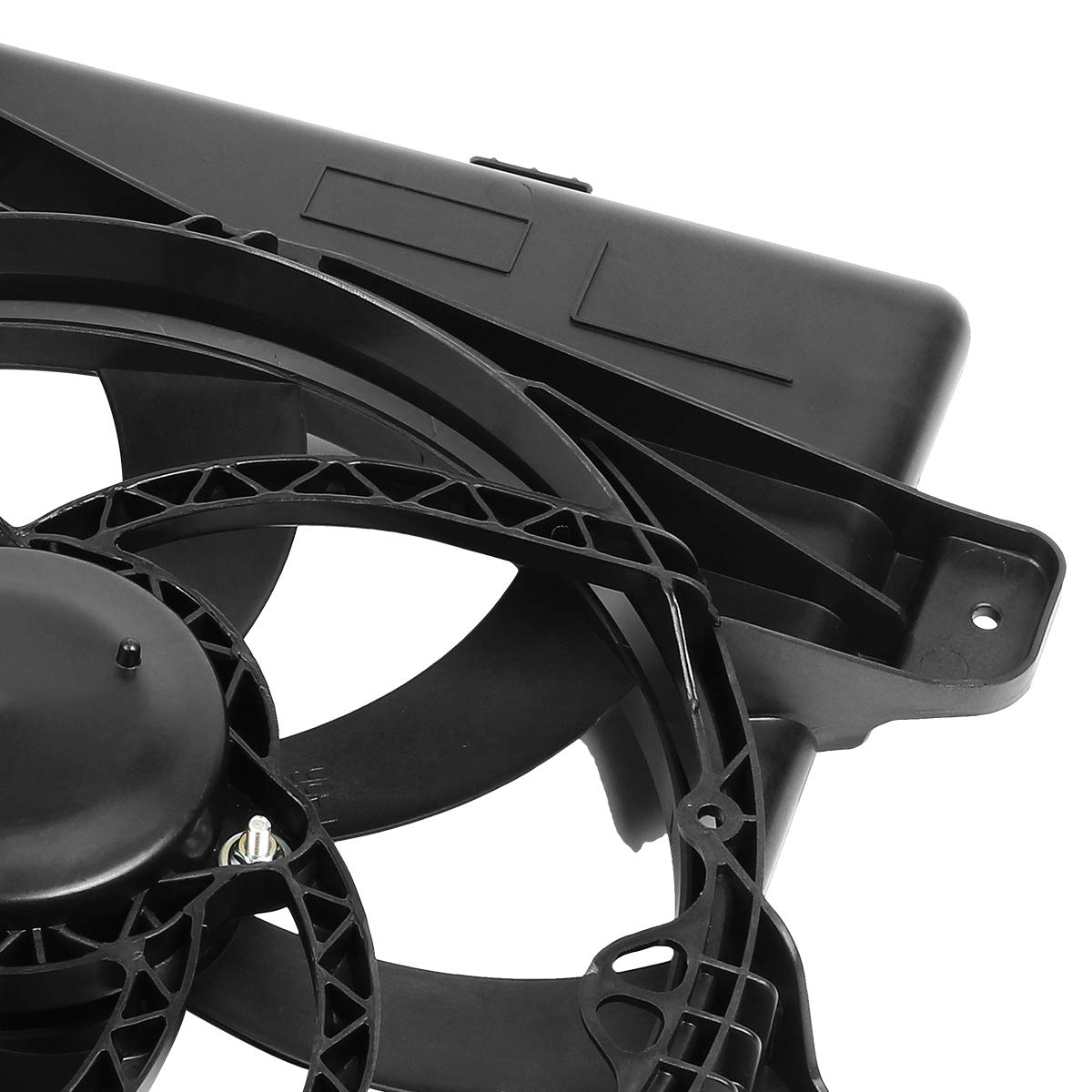 DNA MOTORING OEM-RF-0104 High Performance Radiator Cooling Fan Assembly - Direct Fit Replacement for 2007-2009 Ford Edge & Lincoln MKX - Improved Cooling Efficiency - Perfect for Summer Driving & Heavy Traffic Conditions