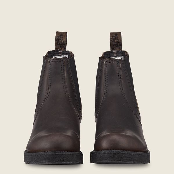 CLASSIC CHELSEA 3191 Ebony Leather Boots - Stylish & Comfortable Ankle Boots for Men & Women | Perfect for Casual Wear, Office & Outdoor Activities