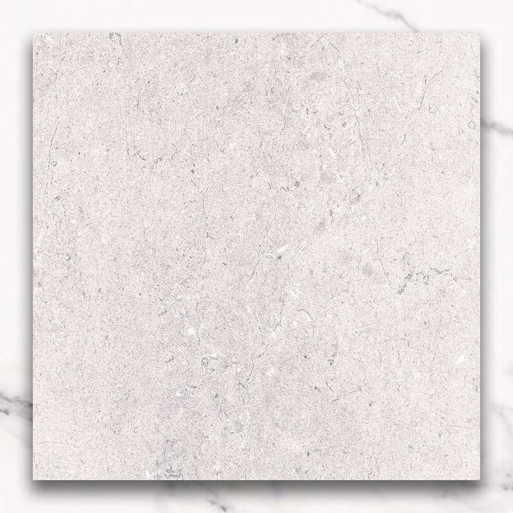 Harmony Ivory 450x450 Satin Finish Ceramic Tile - Perfect for Bathroom Floors, Kitchen Backsplash, and Living Room Accent Walls