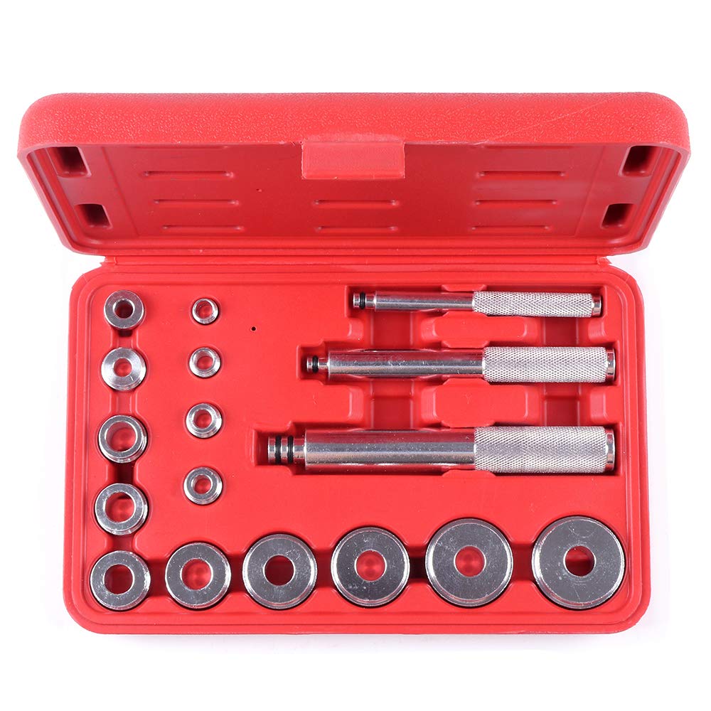 SCITOO Universal Bushing Bearing Installer & Remover Tool Kit for Cars & Motorcycles - Race & Seal Driver Set for Easy Auto Repair & Maintenance | Perfect for DIY Mechanics & Professional Workshops