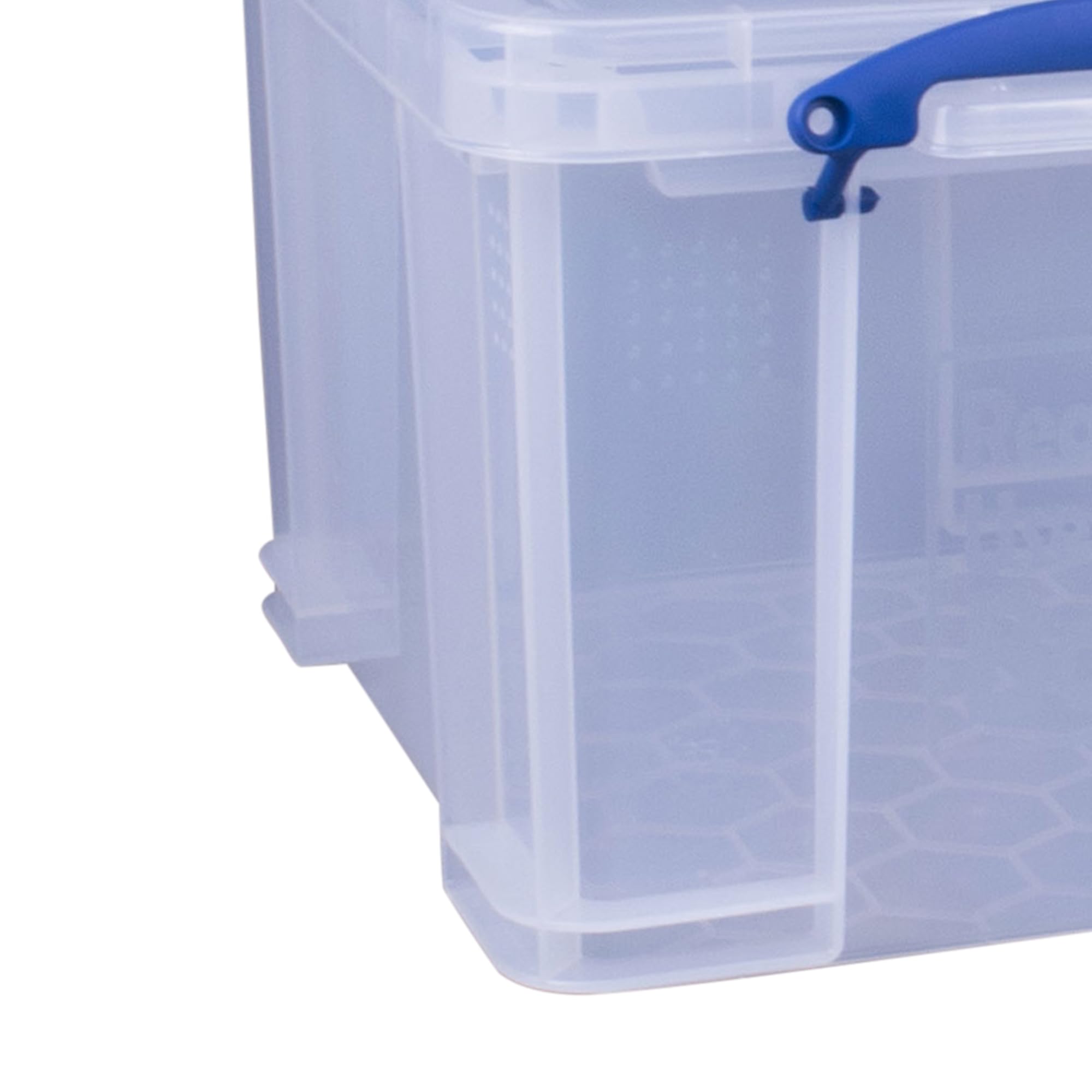 Really Useful Box 3 Pack - 32 Liter Clear Plastic Stackable Storage Bins with Lids | Organize Home, Office & Garage | Durable Storage Containers for Clothes, Toys & Supplies