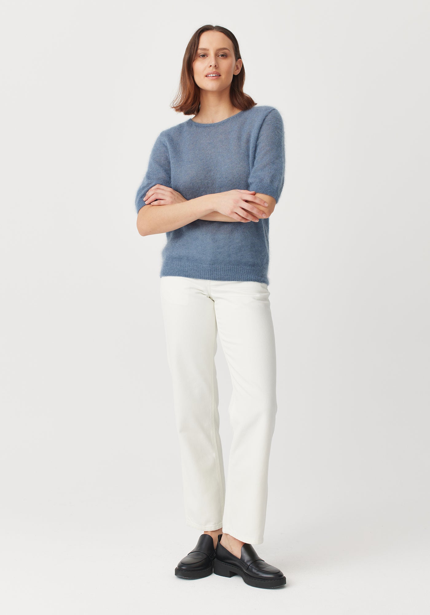 June Knit Tee 100313 - Soft Cotton Women's Short Sleeve T-Shirt for Casual Wear & Summer Outfits