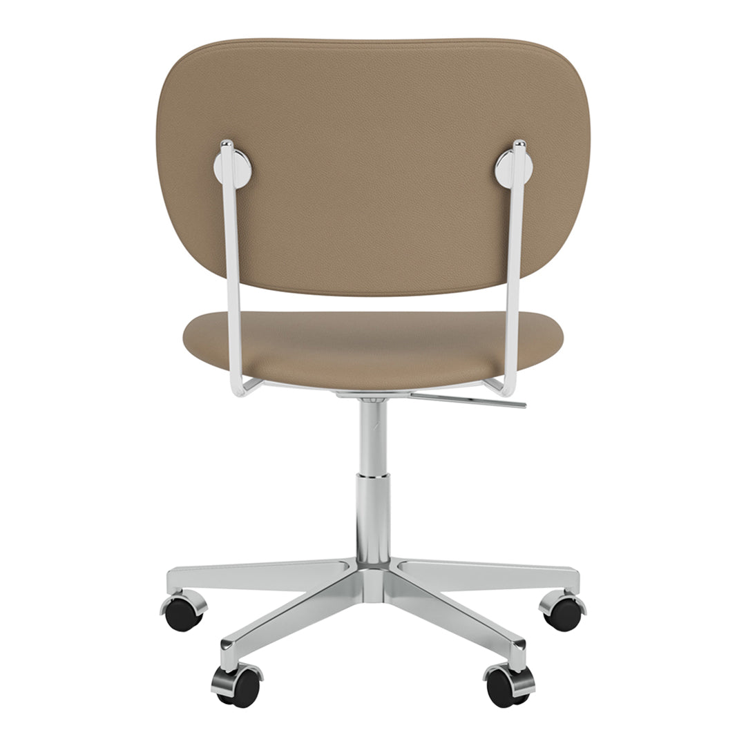 Ergonomic Office Chair with Fully Upholstered Seat & Back, 360° Swivel Base with Smooth-Rolling Casters - Perfect for Home Office, Gaming & Workspace Comfort