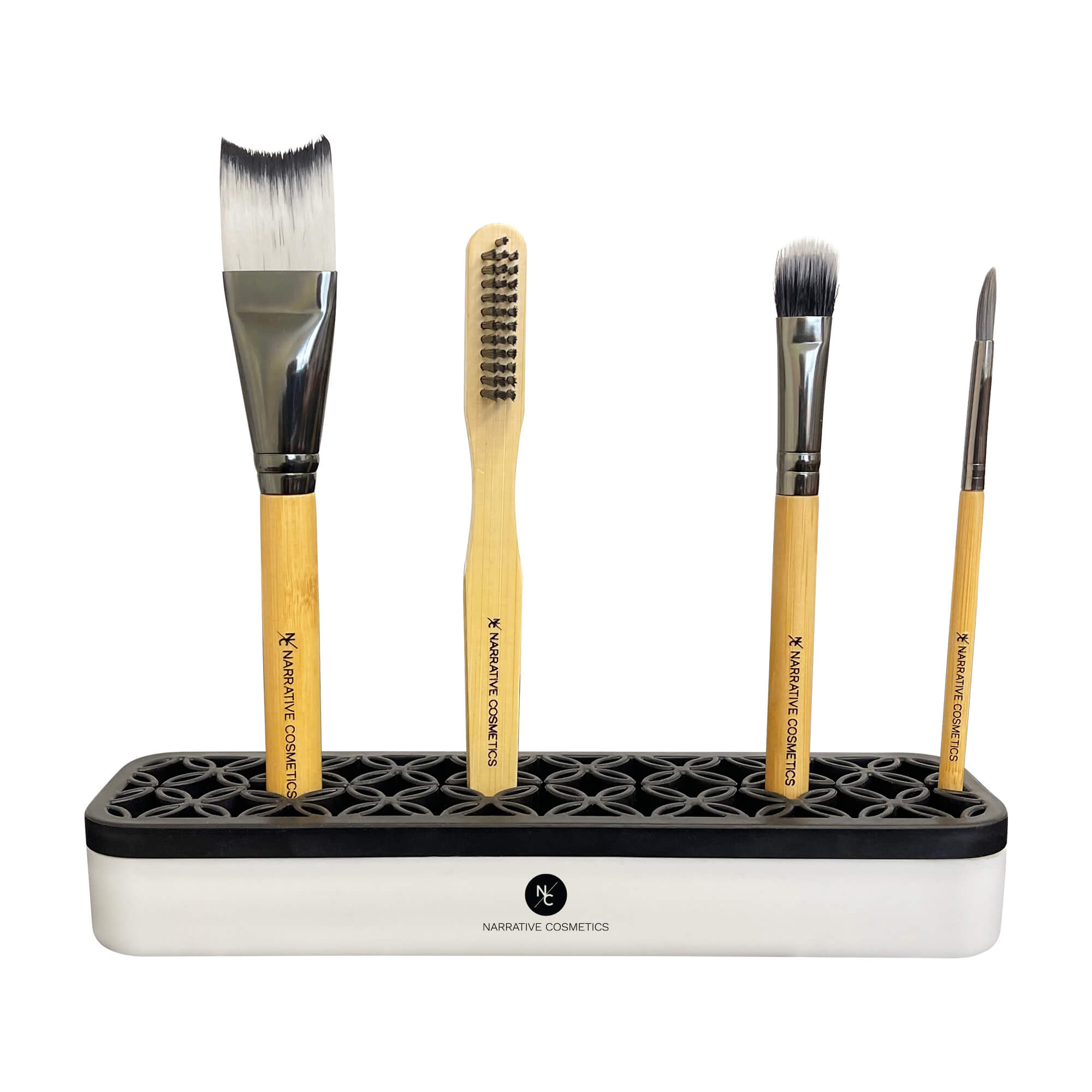 Non-Slip Silicone Makeup Brush Holder - Organize & Store Cosmetic Brushes for Vanity, Bathroom, or Travel - Perfect for Beauty Lovers & Makeup Artists