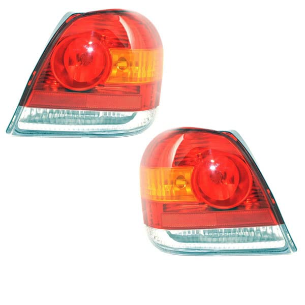 03-05 Echo Taillight Replacement Set - Pair of LED Rear Brake Lights with Bulbs | Perfect for Car Restoration & Nighttime Safety Upgrades