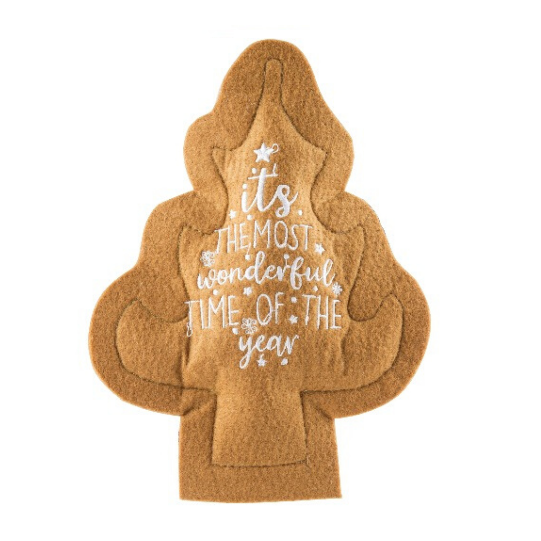 Wagnolia Bakery Christmas Tree Cookie Dog Toy - Durable Chew Toy for Small & Medium Dogs - Perfect for Holiday Playtime & Training Treats