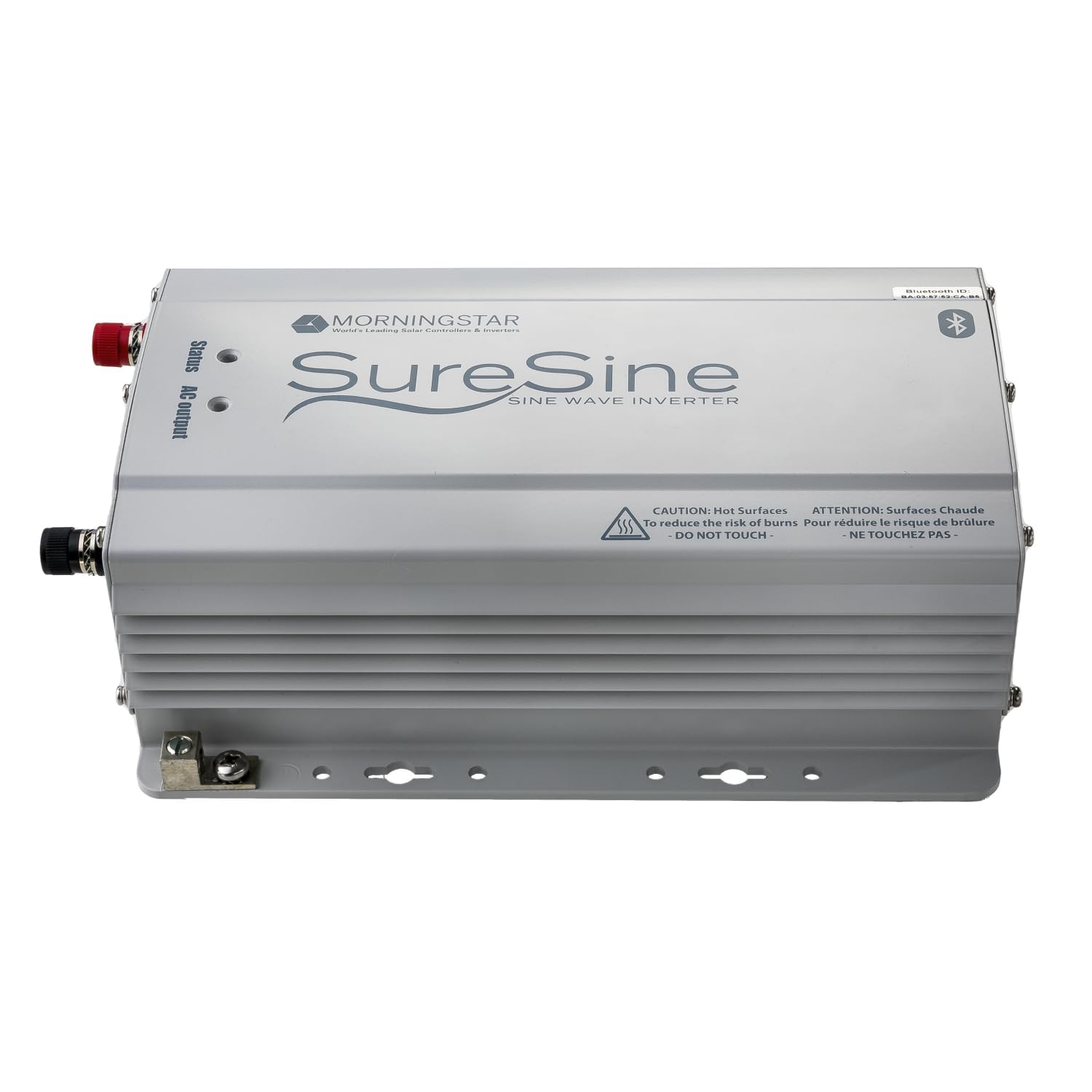 Morningstar SureSine 150W Pure Sine Wave Inverter - 24V DC to 120V AC Power Converter for Solar & Off-Grid Systems - 60Hz with Type B Terminals (SI-150-24-120-60-B) - Ideal for RVs, Boats, Camping & Emergency Backup Power