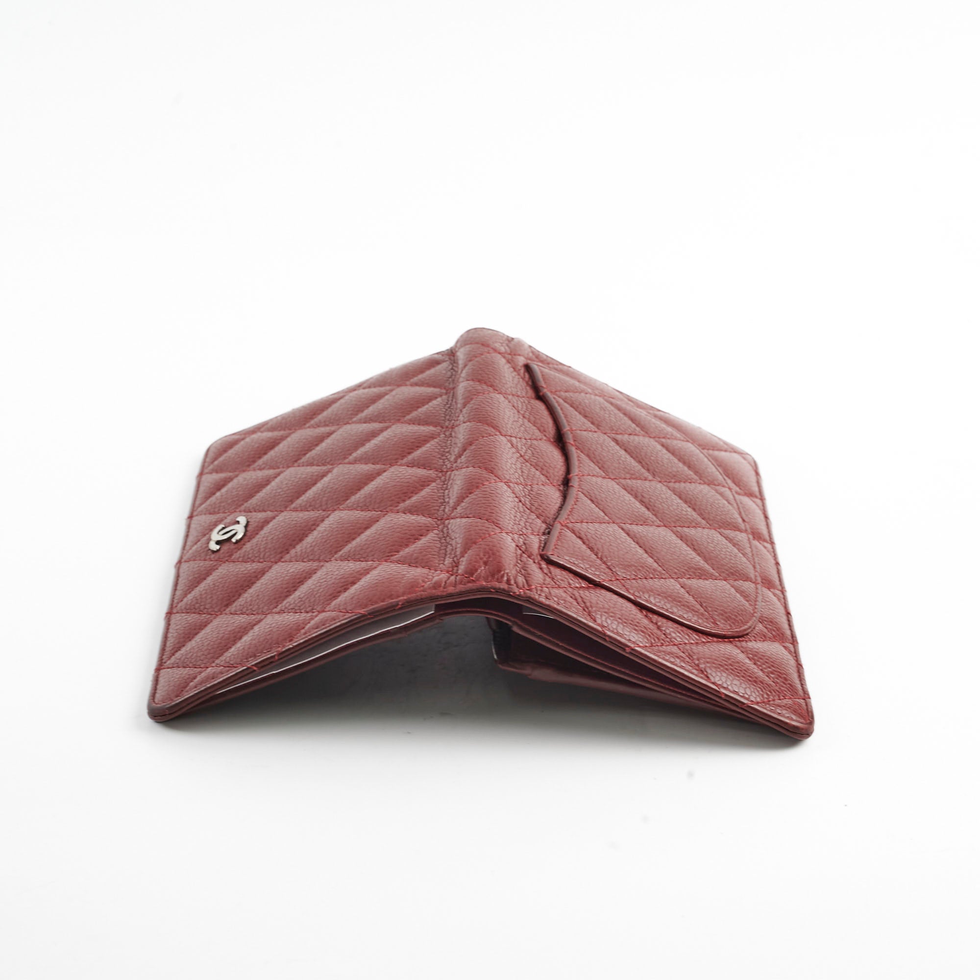 Chanel Classic Flap Long Wallet in Red Caviar Leather - Series 18 | Luxury Women's Wallet for Everyday Use & Special Occasions