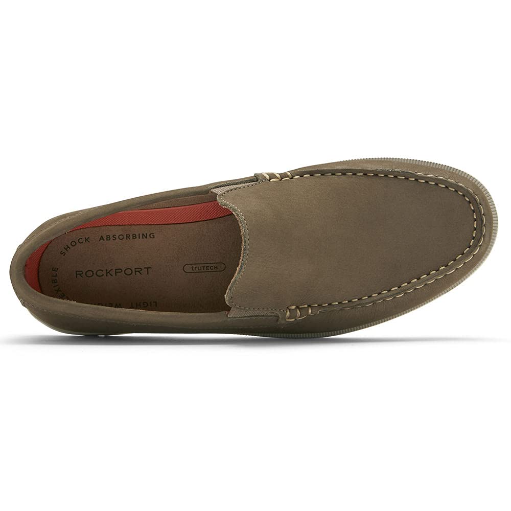 Rockport Men's Palmer Venetian Loafer - Comfortable Slip-On Dress Shoes for Business & Casual Wear | Premium Leather Loafers for Office, Travel & Everyday Use