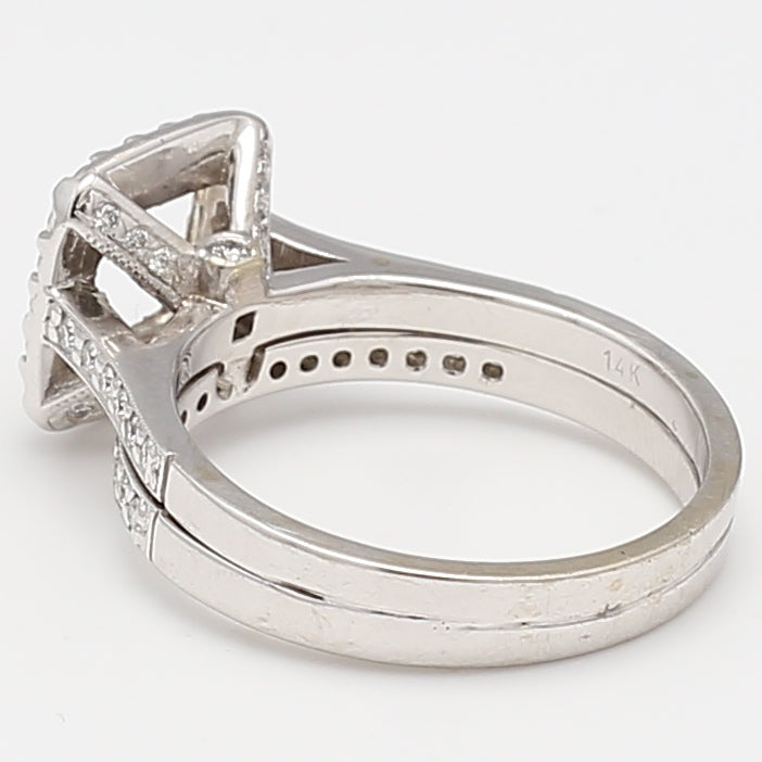 0.60 Carat Round Brilliant I SI1 Diamond Engagement Ring in 14K White Gold - Perfect for Proposals, Weddings & Anniversary Gifts