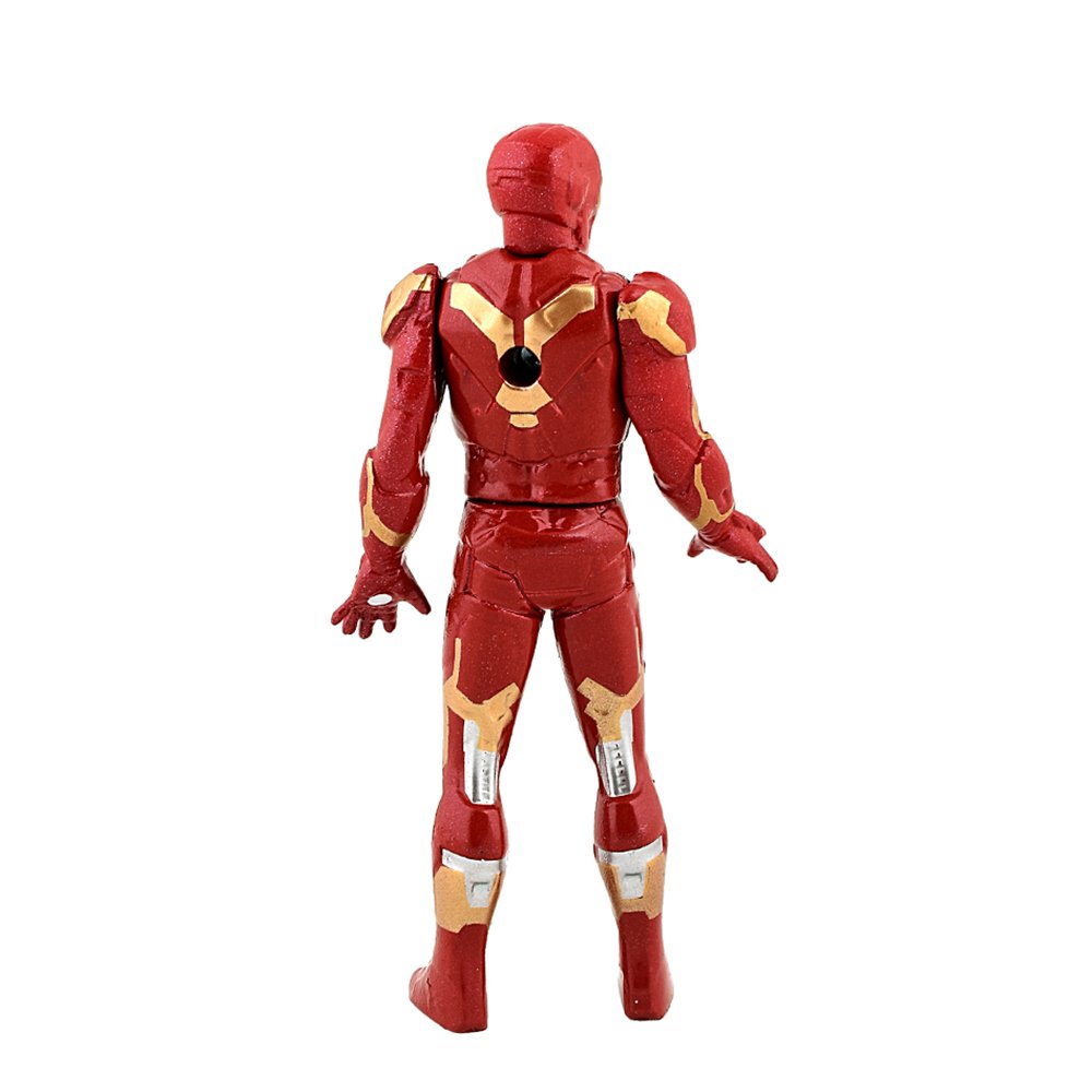 Metacolle Marvel Iron Man Mark 43 Action Figure - Collectible Superhero Toy for Adults & Kids - Perfect for Display, Gifts, and Comic Book Fans
