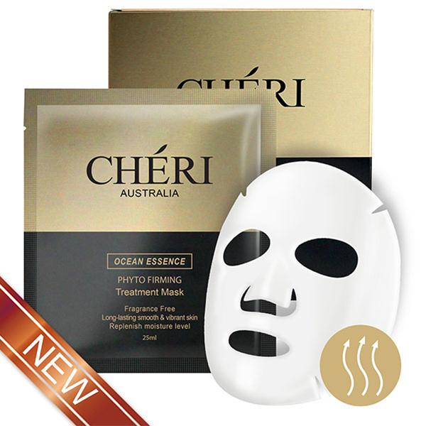 Cheri Phyto Firming Treatment Mask - Anti-Aging Face Mask for Wrinkles & Sagging Skin | Hydrating & Lifting Sheet Mask for Glowing Complexion | Perfect for Spa Night & Self-Care Routine