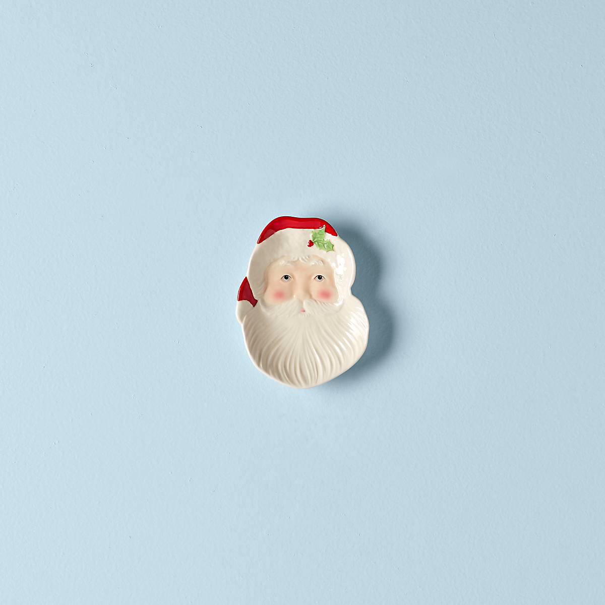 Festive Santa Spoon Rest - Christmas Kitchen Decor for Holiday Cooking & Baking - Perfect for Cookie Making, Hot Cocoa, and Holiday Entertaining