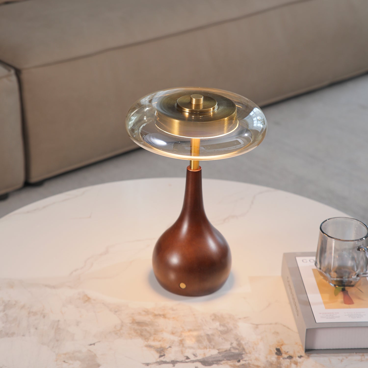 Theo Table Lamp - Modern LED Desk Lamp with Adjustable Brightness & Color Temperature for Home Office, Bedroom, and Study Room
