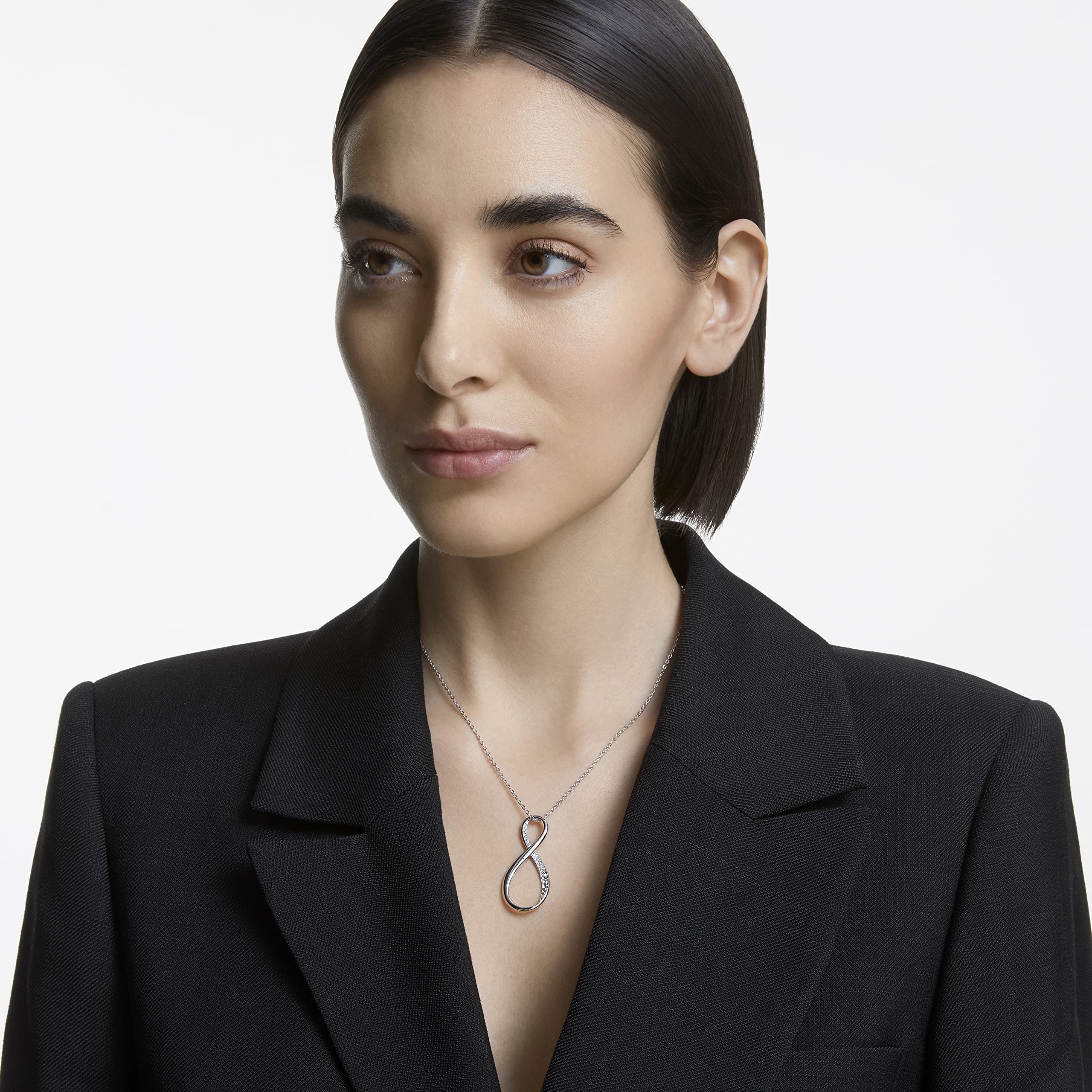 Swarovski Exist Crystal Earring and Necklace Set - Elegant Clear Crystal Jewelry Collection for Women | Perfect for Weddings, Parties & Special Occasions