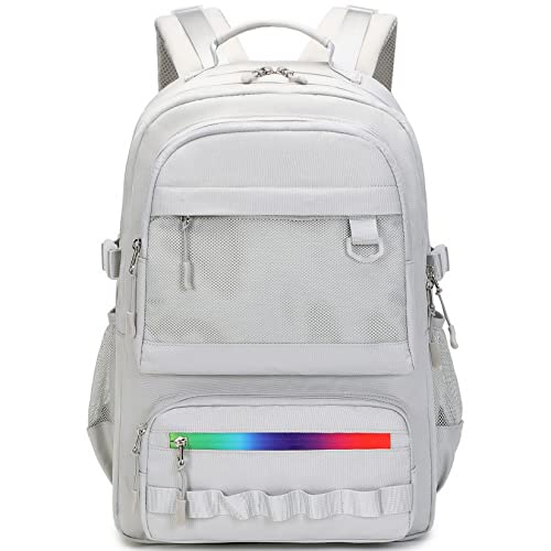Rainbow Zipper-grey