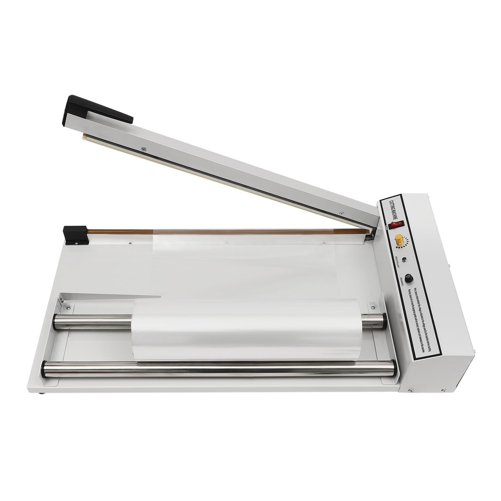 1500W Shrink Wrap Sealer Machine with 530W Heat Gun - Professional Heat Sealing Equipment for PP, PE, PVC & POF Films - Perfect for Packaging, Shipping & Product Protection