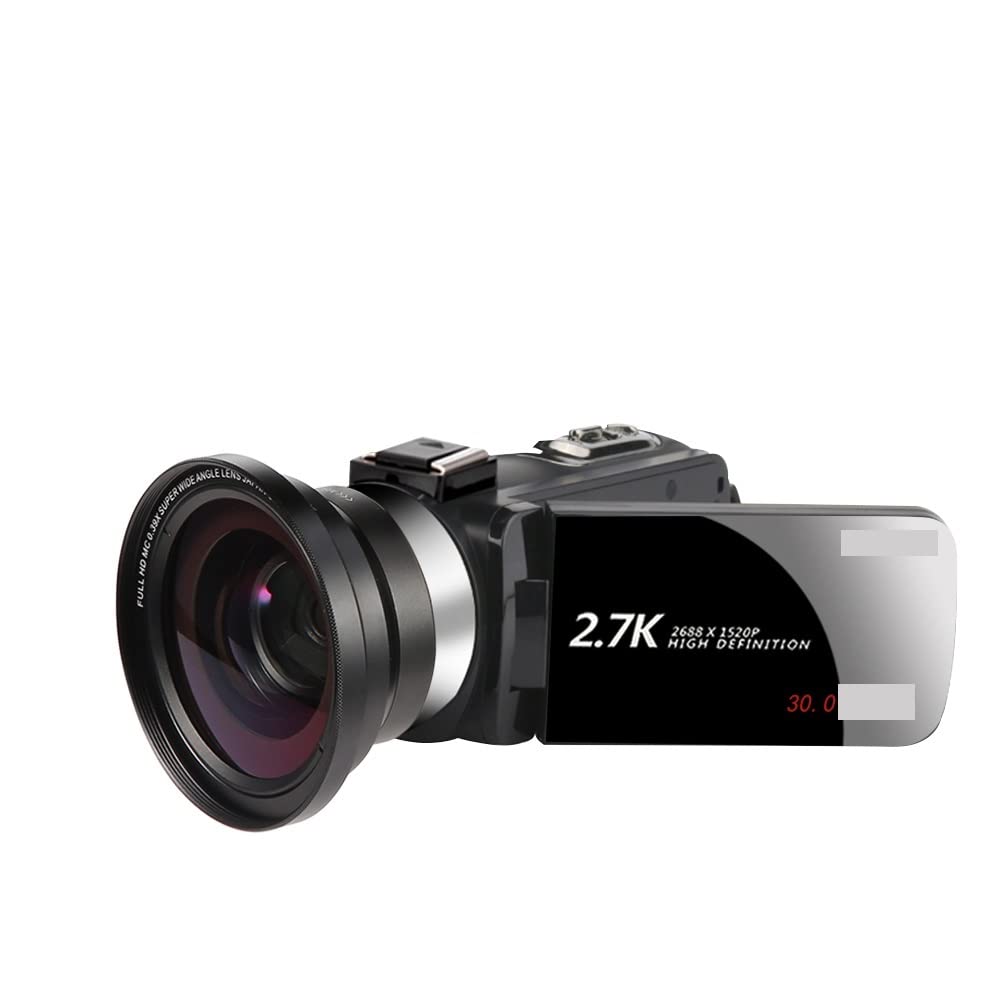 BODORME 2.7K HD Digital Camera with 16X Zoom, Rotatable Touch Screen & Selfie Function - Perfect for Outdoor Vlogging, Travel Photography, YouTube Content Creation and Home Video Recording (No SD Card Included)