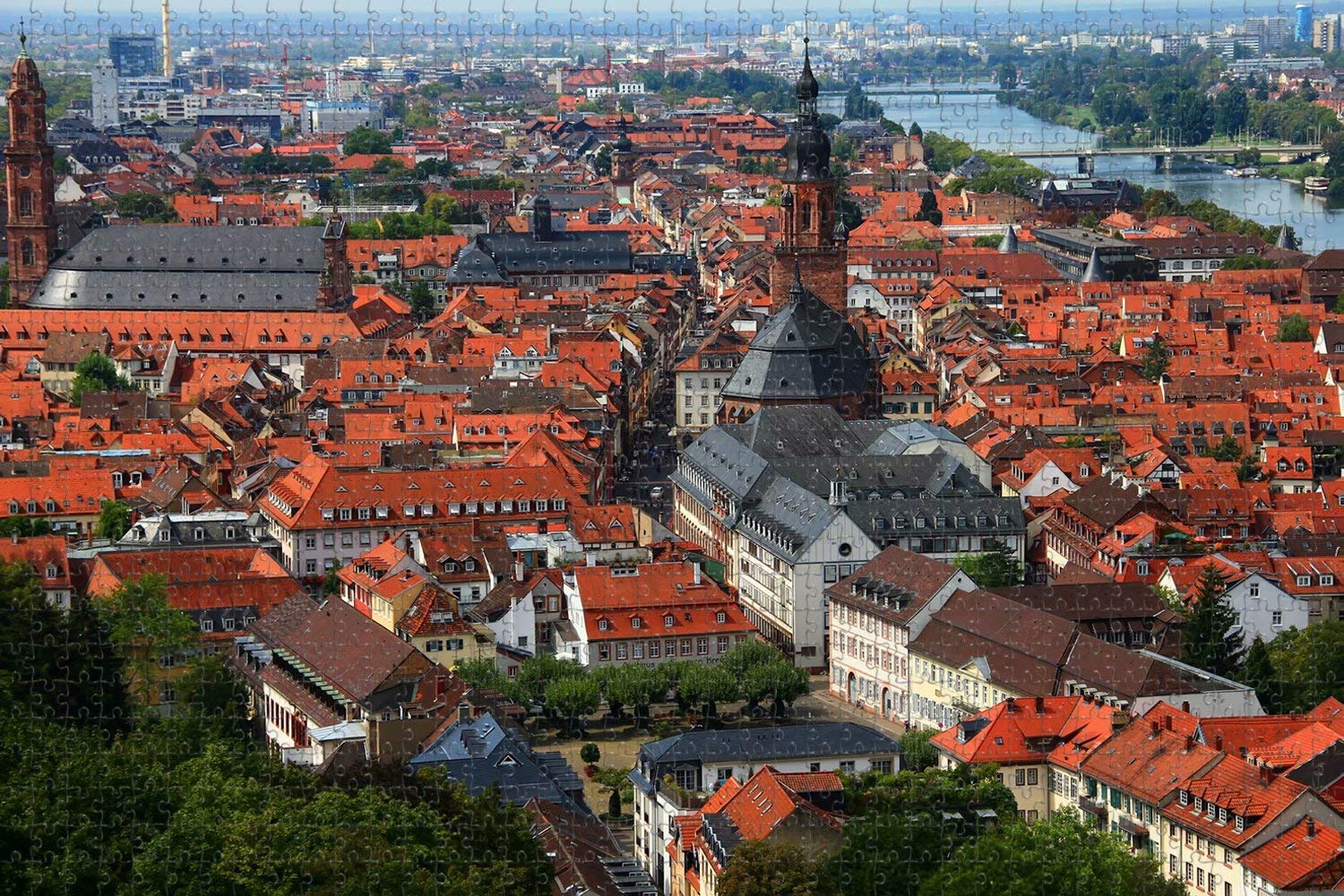 1000-Piece Heidelberg Germany Wooden Jigsaw Puzzle for Adults - Perfect for Travel Souvenirs, Home Decor & Relaxing Brain Games