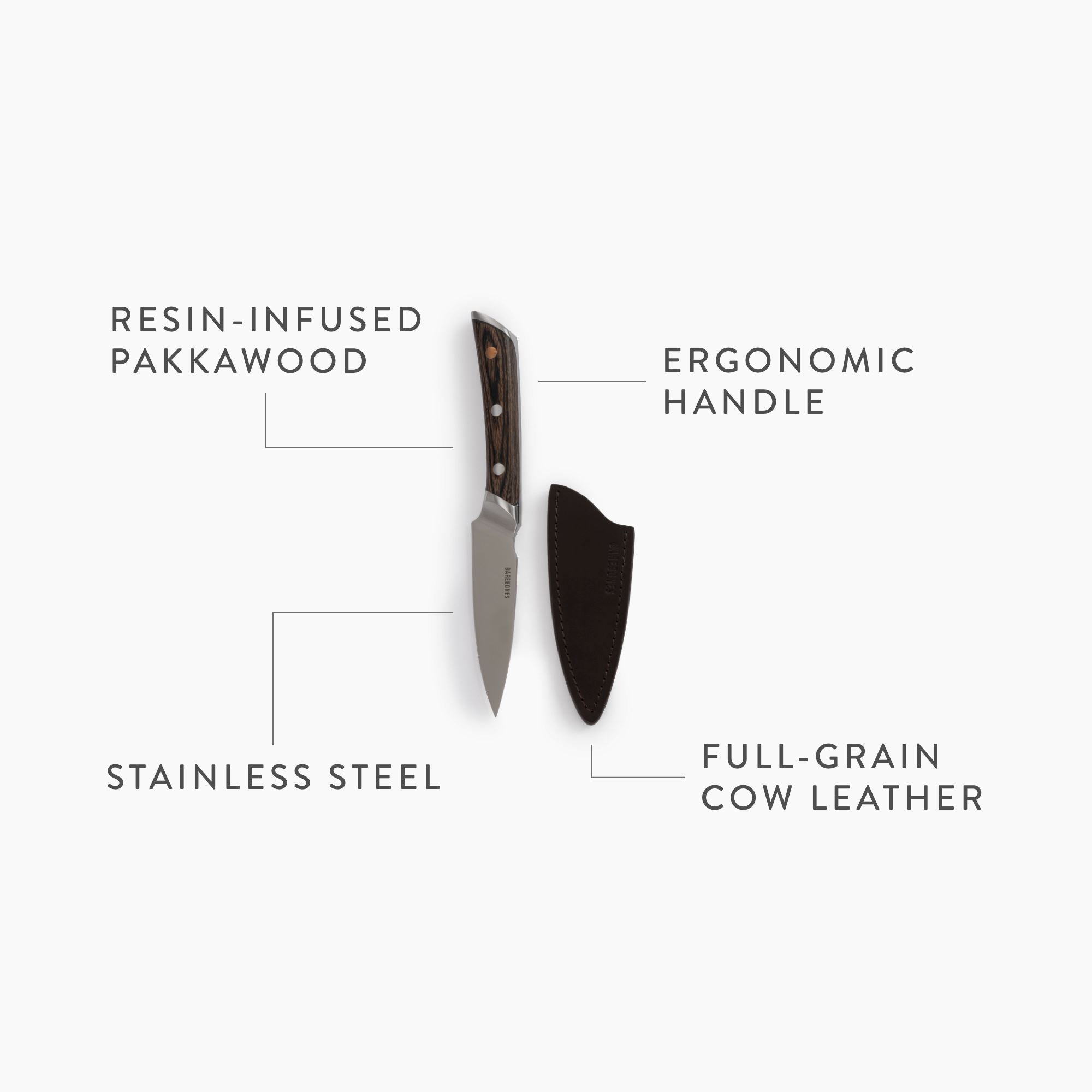 Premium No. 4 Paring Knife - 3.5