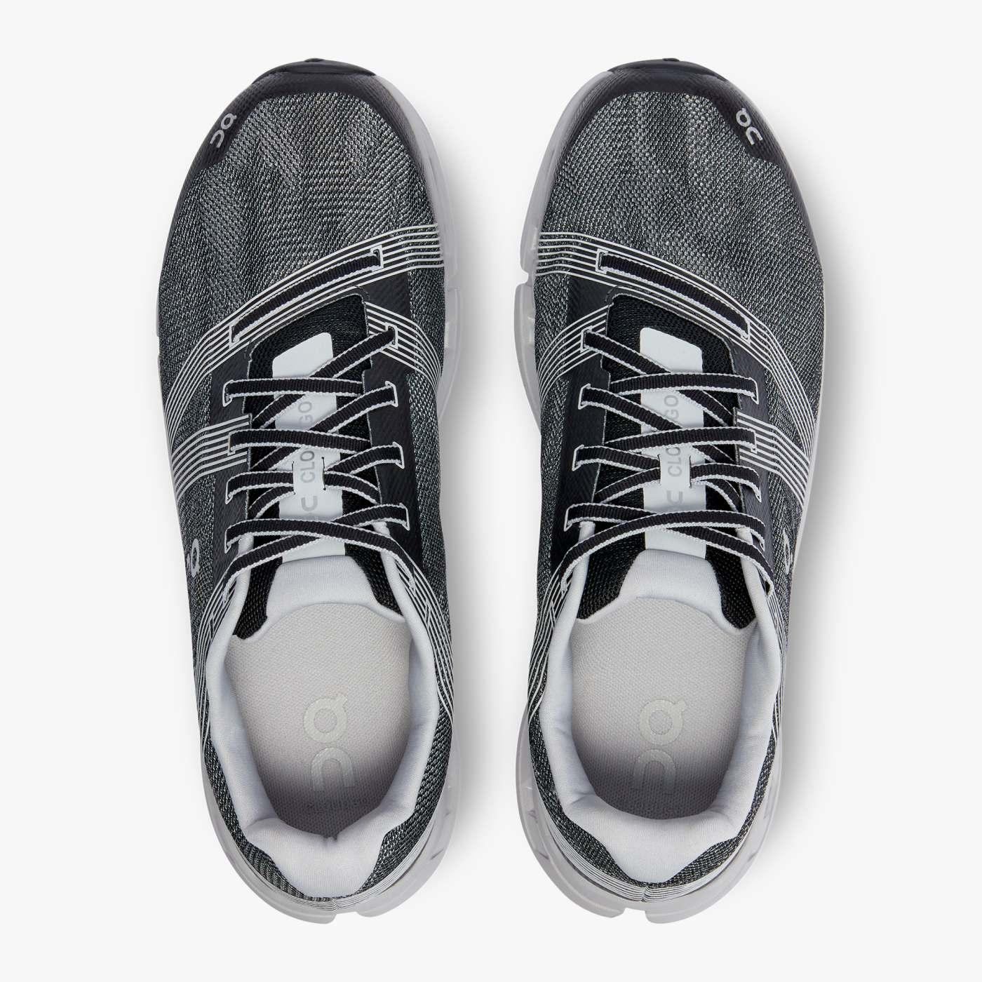 On Running Men's Cloudgo Running Shoes - Black / Glacier - Lightweight & Breathable for Jogging, Gym & Daily Wear