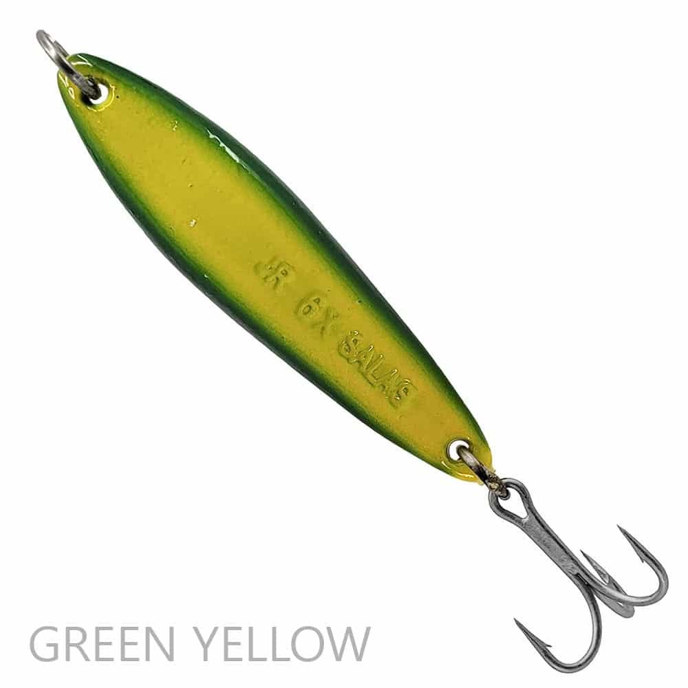 Salas 6X Jr Yo-Yo Iron Jigs 4.3oz - Premium Saltwater Fishing Lures for Yellowtail & Tuna - Perfect for Offshore & Rock Fishing